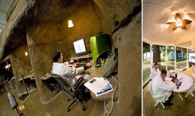 洞穴文化辦公室裝修，深圳龍崗辦公室裝修