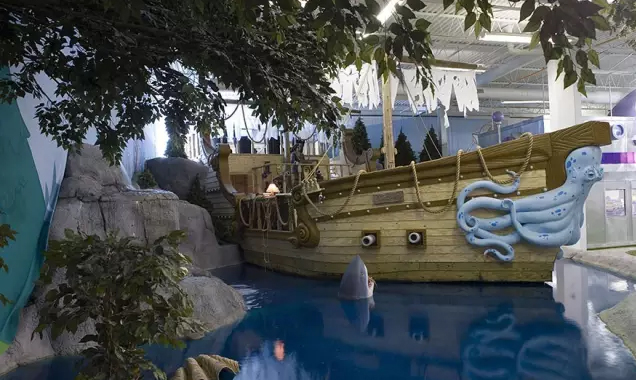 深圳辦公裝修，洞穴文化，海盜文化