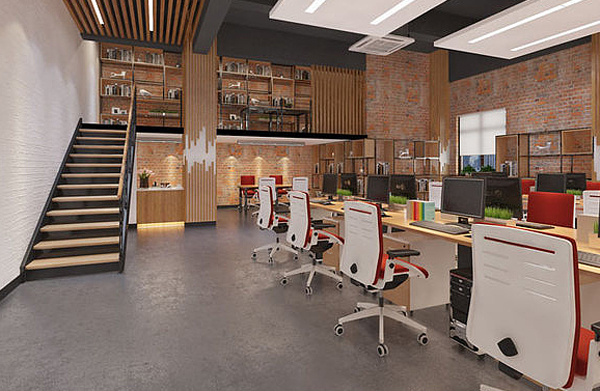 LOFT風格廠房裝修辦公區(qū)一樓裝修方案